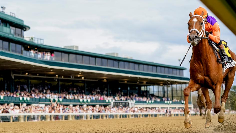 Blue Grass Stakes, Santa Anita Derby, Wood Memorial Stakes, Kentucky Derby, Kentucky Oaks, Gazelle Stakes, Santa Anita Oaks, Ashland Stakes, Percy’s Bar, Meaning, Always a Runner, So Happy, Further Ado, Albus, Riley Mott, Mark Glatt, Gun Runner, ABR