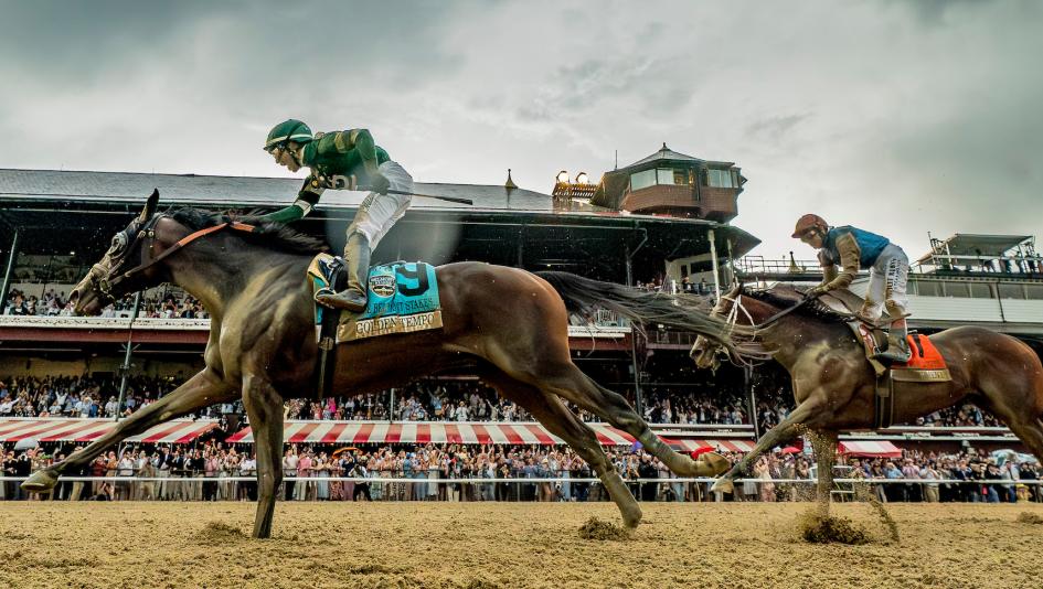Kentucky Derby Winner Golden Tempo Rallies for Thrilling Belmont Stakes Score
