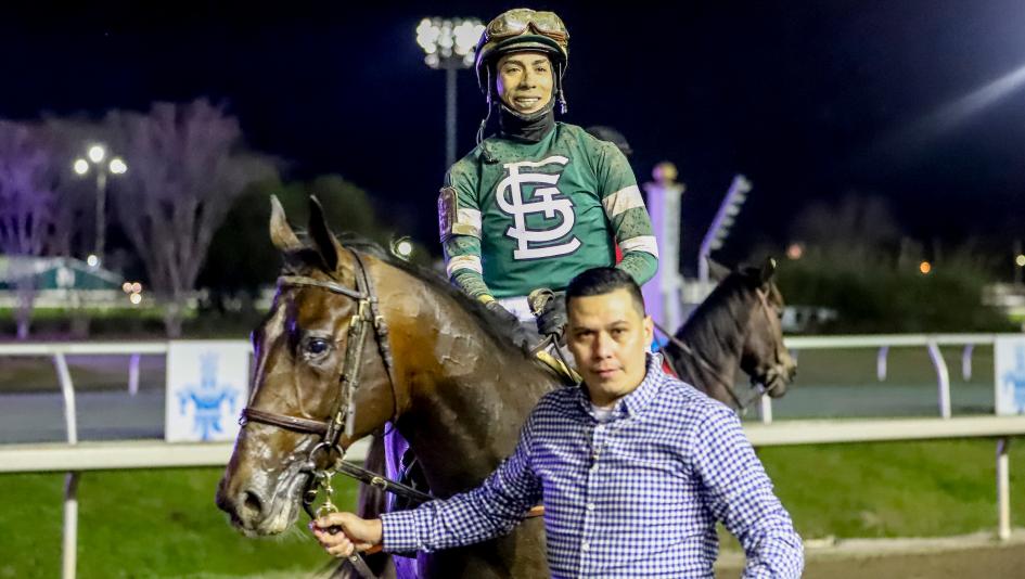 Kentucky Derby, prospect, Golden Tempo, Lecomte Stakes, Fair Grounds, Jose Ortiz, Cherie DeVaux, speed figure, pedigree, Curlin, Carrumba, trainer, jockey, horse racing, Triple Crown, ABR