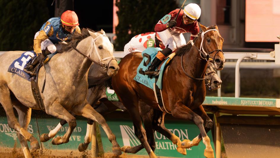 Clark Stakes, Magnitude, Churchill Downs, Hit Show, Chunk of Gold, Jose Ortiz, Steve Asmussen, jockey, trainer, Winchell Thoroughbreds, Brad Cox, Pennsylvania Derby, Risen Star Stakes, David Fiske, horse racing, ABR