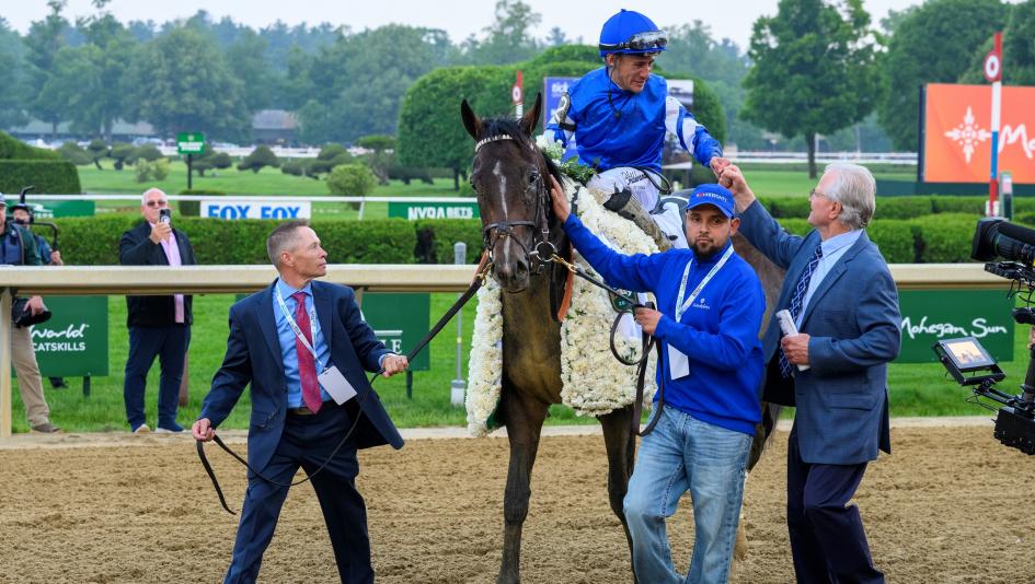 Bill Mott, trainer, Godolphin, owner, Sovereignty, Travers Stakes, Kentucky Derby, Belmont Stakes, Hall of Fame, Saratoga, horse racing, pace, closer, career, Grade 1, Michael Banahan, ABR