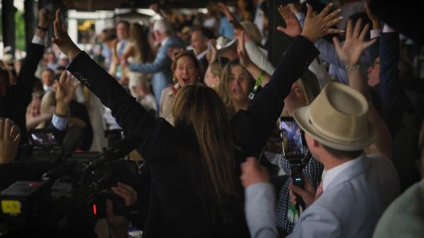 More History Made in the Belmont: Cherie DeVaux and Her Team Celebrate Golden Tempo’s Victory