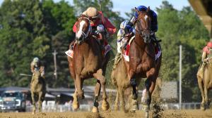 Suburban Stakes, Saratoga Race Course, Phileas Fogg, Antiquarian, Hit Show, horse racing, America's Best Racing, ABR