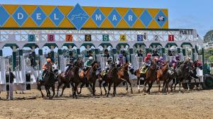 San Diego Handicap, Del Mar, Midnight Mammoth, Nysos, Mirahmadi, Express Train, Hall of Fame, Tarantino, Judge Miller, Bob Baffert, jockey, trainer, Flavien Prat, John Shirreffs, Mike Smith, Michael McCarthy, Kazushi Kimura, horse racing, ABR 