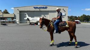 Thoroughbred Aftercare Alliance Success Story: Long Heir’s Second Career in Service 