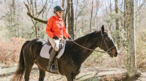 OTTB, ex-racehorse, retired racehorse, Pep Talking, gelding, Al Gillen, adoption, trail riding, training, retraining, MidAtlantic Horse Rescue, aftercare, ABR