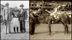 Red Pollard, jockey, legend, Seabiscuit, horse racing, 1930s, movie, Hollywood, Hillenbrand, Santa Anita Handicap, match race, War Emblem, health, hair, Charles Howard, Tom Smith, Great Depression, history, ABR