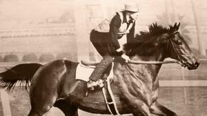 George Woolf, jockey, Iceman, Seabiscuit, Hall of Fame, movie, Gary Stevens, California, Santa Anita, award, history, Del Mar, match race, horse racing, ABR