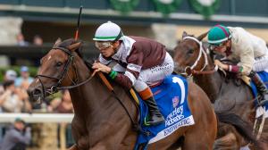 Breeders’ Cup, Juvenile Fillies, Keeneland, betting, gambling, exacta, trifecta, Emphatic, Brendan Walsh, jockey, trainer, Tyler Gaffalione, Alcibiades, Domain Expansion, Revenge of the Sis, Scarlett Begonia, Foxiest, horse racing, ABR