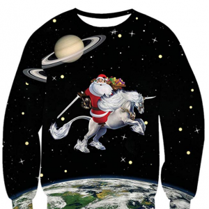 <a href="https://www.amazon.com/Loveternal-Jumpers-Pullover-Sweatshirts-Christmas/dp/B07H2YPFDB/ref=sr_1_3?ie=UTF8&qid=1543425085&sr=8-3&keywords=ugly+horse+sweater&pldnSite=1">17. An amazing but hideous sweatshirt</a>