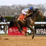 Albus Derby Bound off Wood Memorial Win at Aqueduct, Always a Runner Takes Gazelle