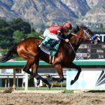 So Happy Goes the Distance to Win Santa Anita Derby, Meaning Takes Oaks